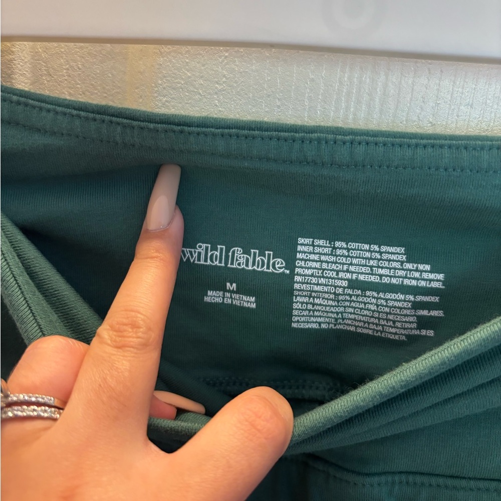 Wild Fable Teal Skater Skirt - Picture 2 of 2
